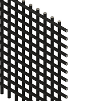 MODULAR SOLUTIONS MESH&lt;br&gt;1/2&#39;&#39; X 4&#39; X 8&#39;, BLACK